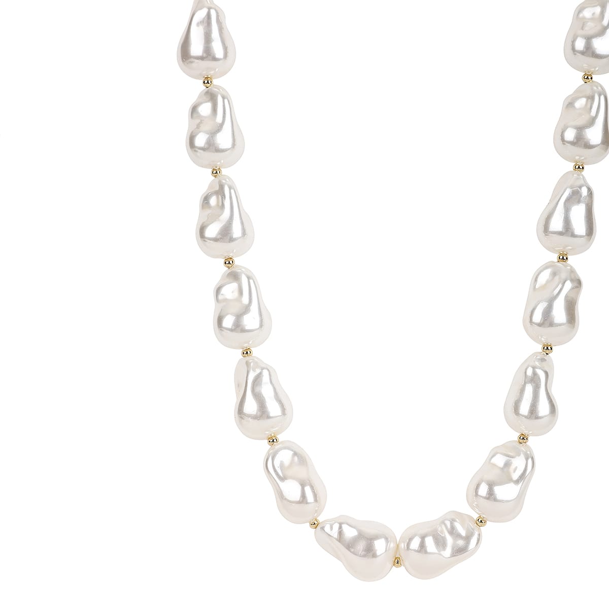 Baroque Pearls Single Strand Necklace