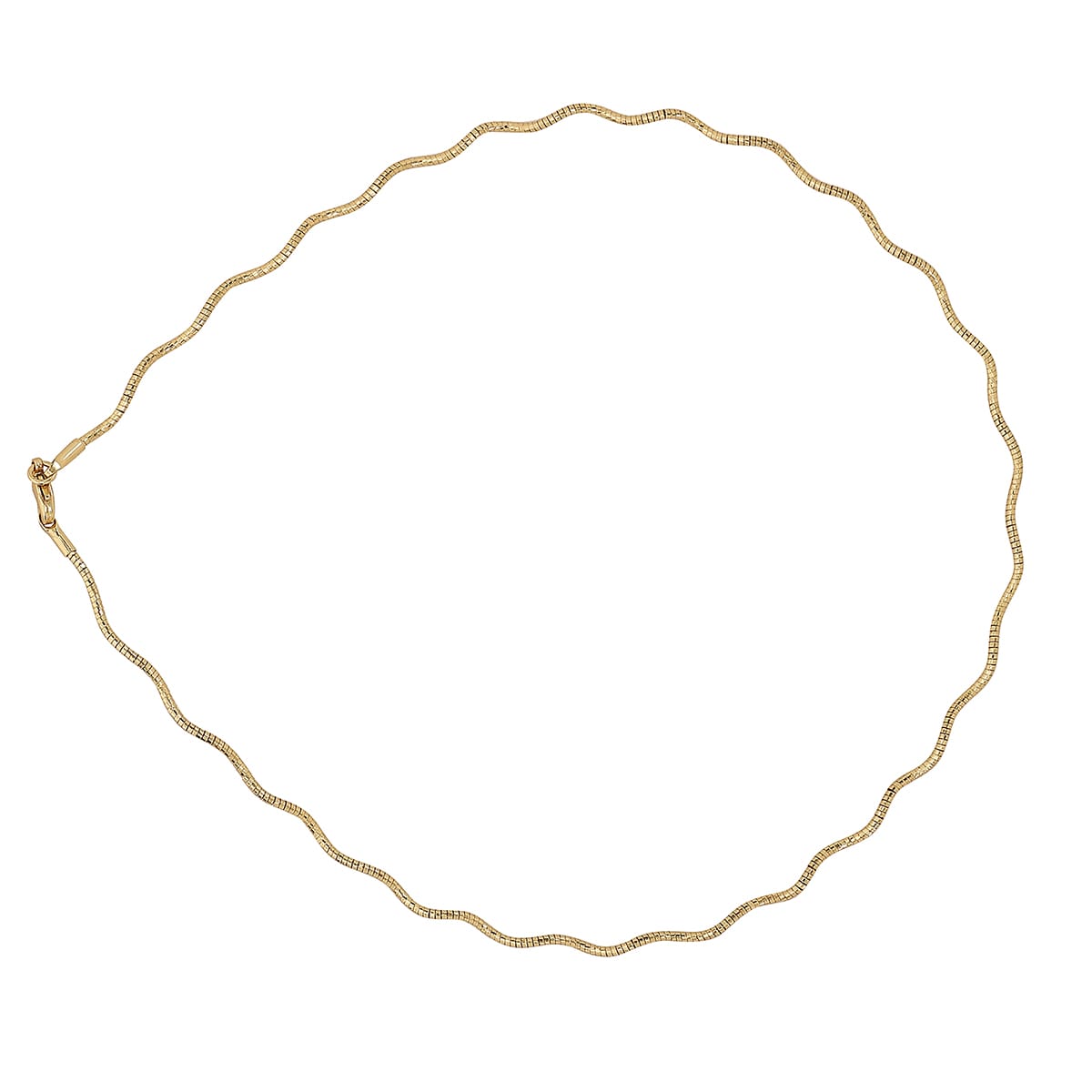 Anti Tarnish Gold Plated Wavy Chain