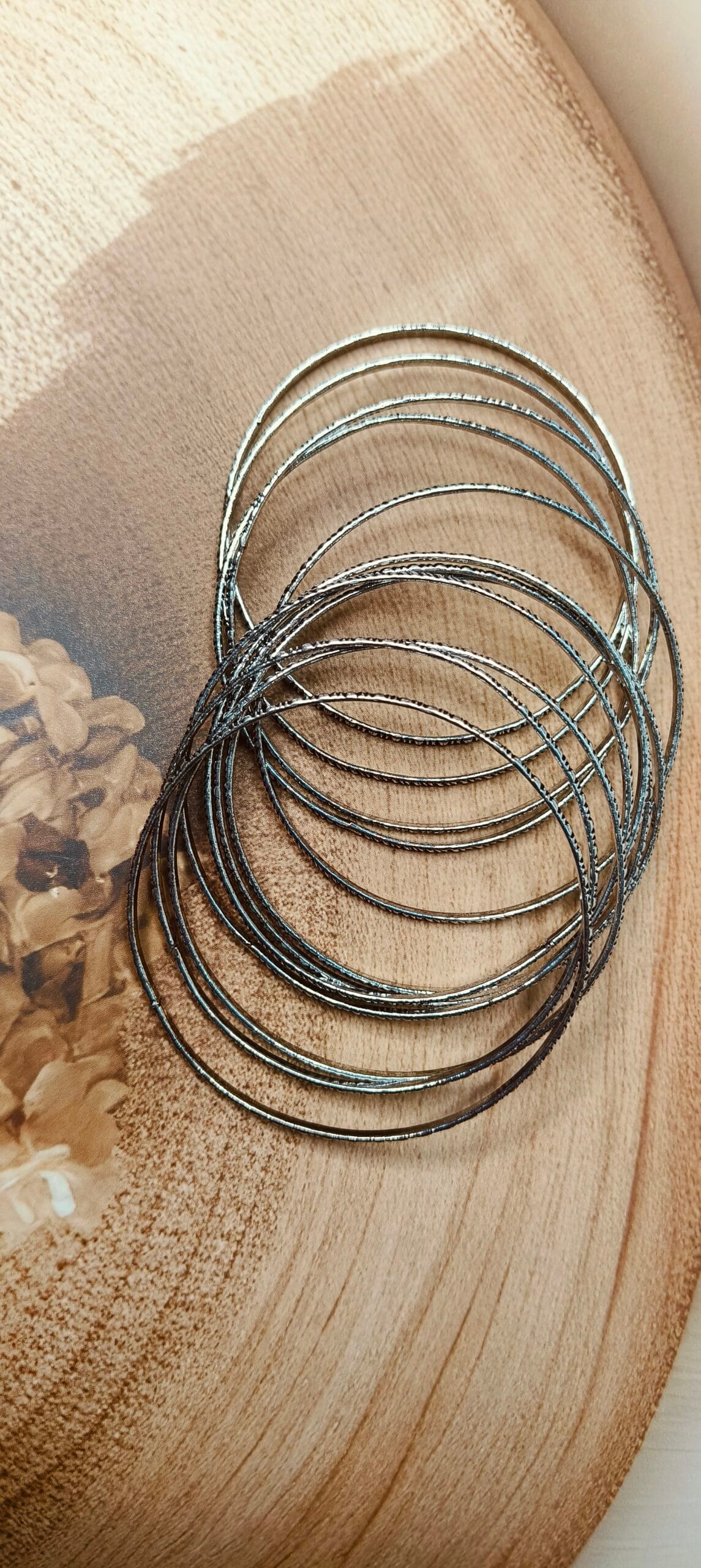 Bangle Set, Black metal bangle set, oxidised bangle set