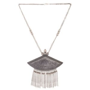 Pendant Chain, Long necklace, l;ong oxidised penda chain, long neckalc, partywear necklace, dailywear neckalce