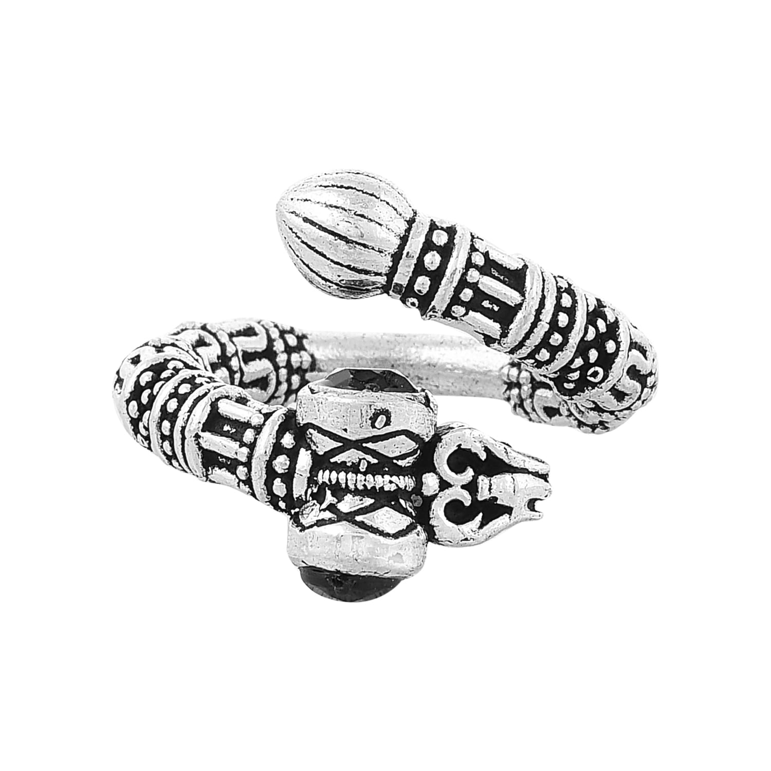 Silver ring, Finger ring, Black metal ring, rings, Oxidised ring, hoopsnloops, mirroe ring, trishul ring