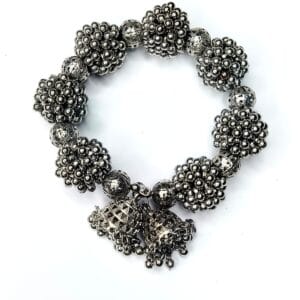 Kada, bangle, bangle bracelet, topopen kada, rajasthani bangle, Rajasthani kangan, round silver bangle, indian Bangle, bracelet, dual tone bracelet, Juda accessory