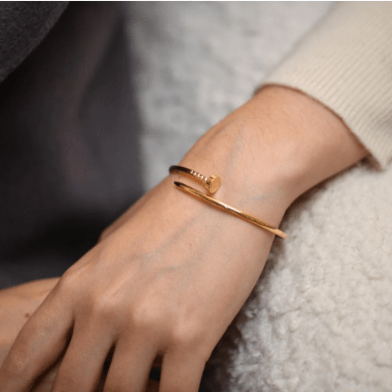 Cartier nail bracelet