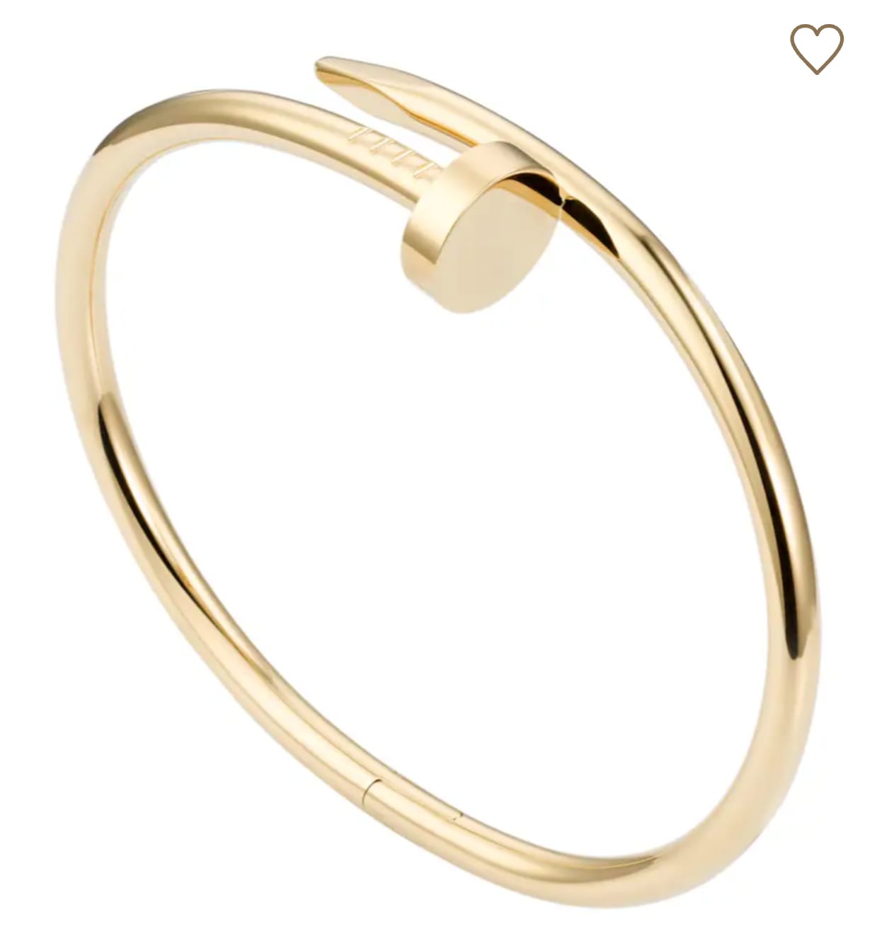 Cartier nail bracelet Golden bracelet Silver bracelet unisex bracelet